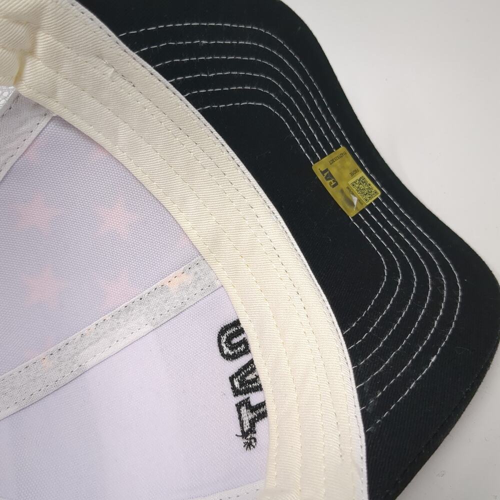CAT Snapback Trucker Hat Multicolor One Size Adjustable Mesh Back Patriotic MPC - Picture 9 of 10